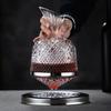with Base Crystal Glass 360 Rotating Decanter 1500ml Wine Dispenser Wine Aerator  Bar
