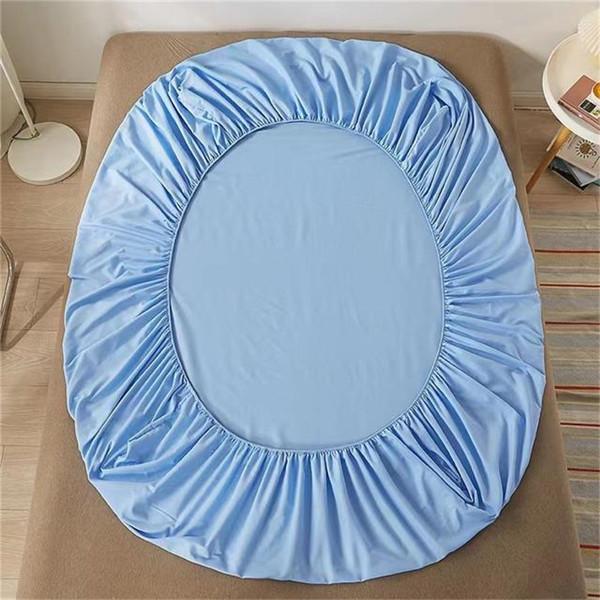 Комплект постельного белья из 3 предметов, простыня с 2 наволочками, хлопковая простыня на резинках, регулируемые наматрасники, постельное белье