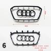 2026 Hot Automobile Steering Wheel Logo Bright Frame Strip Electroplated Car Logo Sticker For Audi A3 A4 B8 8P B9 8V A5 A6 C7 A7 Q3 Q5 Q7