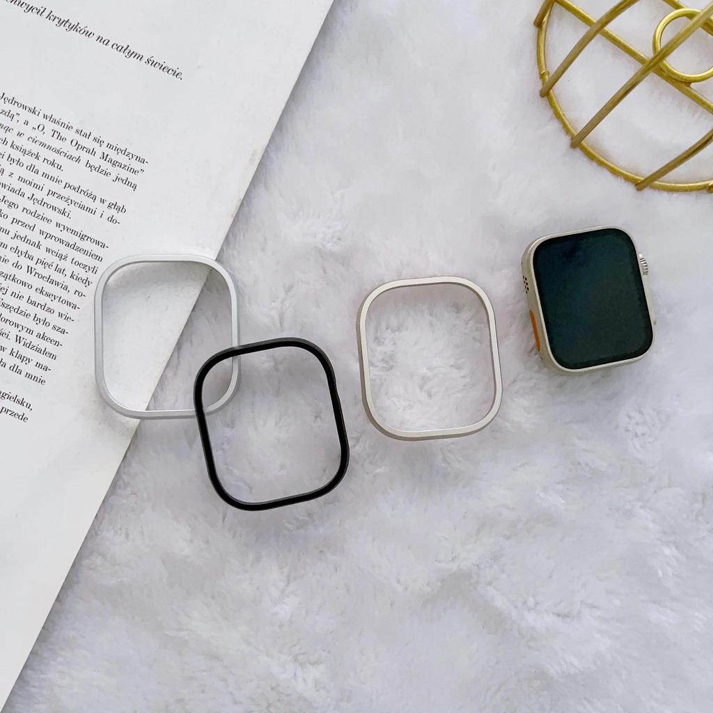 Защитный чехол для Apple Watch из алюминиевого сплава для Apple Watch Series 10 42 мм 46 мм iWatch Ultra 1 2 49 мм Чехлы Бампер Защитная крышка