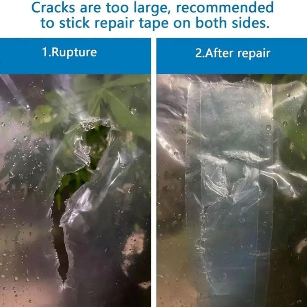 UV Resistant Greenhouse Repair Patch Transparent Greenhouse Cover New Film Repair Tape