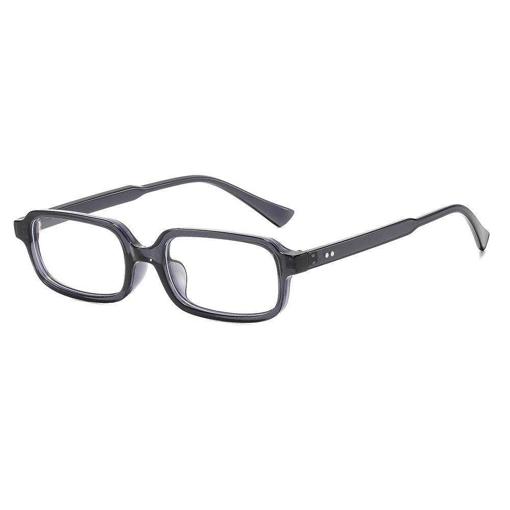 New International Station Hot Sale Small Box PC Glasses Metal Hinge Teeth Rivets Thin Leg Men's and Women's Sunglasses