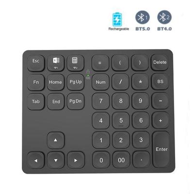 Bluetooth цифровая клавиатура для нескольких устройств, беспроводная цифровая клавиатура, двойной режим, тонкая Bluetooth цифровая клавиатура, 36 клавиш для ноутбука Mac MacBook