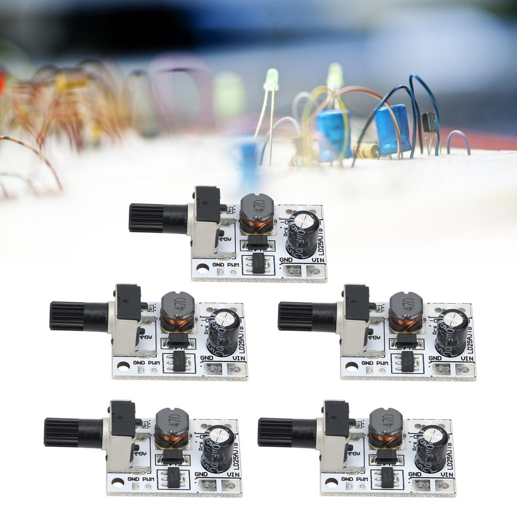 5pcs DC 6?24V 20W Adjustable Brightness LED Driver Switch PWM Dimmer Controller