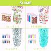 Набор для слайма из кристальной глины, набор для самостоятельной сборки, игрушки, инструменты ручной работы, бусины-аквариумы, фруктовые дольки, разноцветные конфетти из пены. Содержит 24 штуки. Пушистая кристальная глина для слайма.