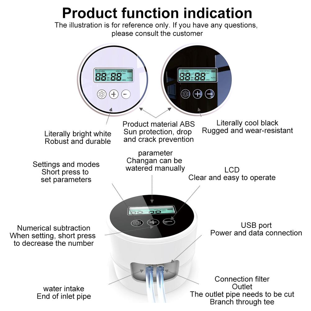 15 горшков для растений в горшках Устройство для полива с дистанционным управлением Интеллектуальный таймер Контроллер Автоматический