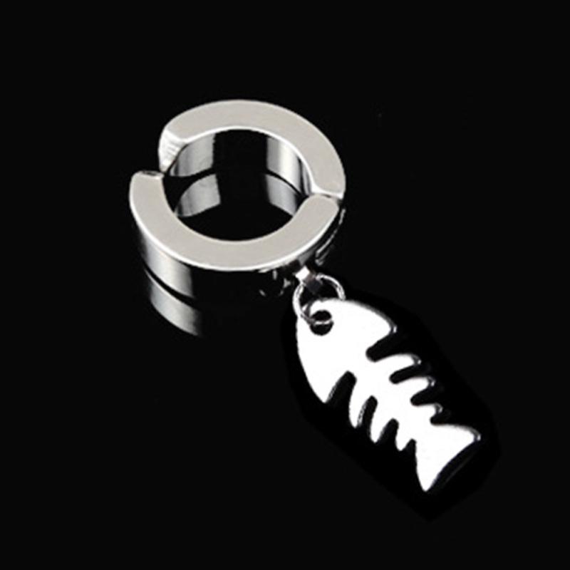 RUI RUI YU модные гипоаллергенные крестообразные зажимы для ушей из титановой стали в рок-стиле, аксессуары