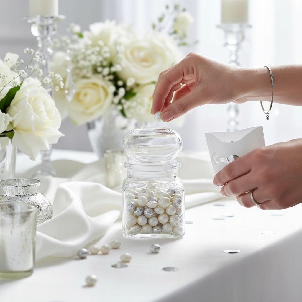 120ml Airtight Jar for Spices Herbs DIY Wedding Gift + Glass Lid