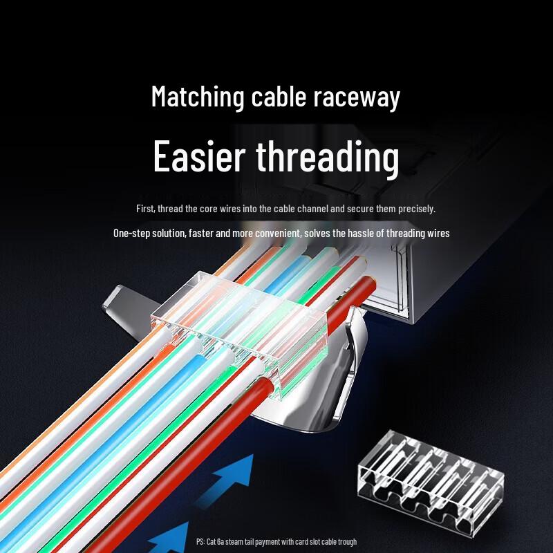 UGREEN Cat6a 10 Gigabit Shielded RJ45 Connectors, 100-Pack