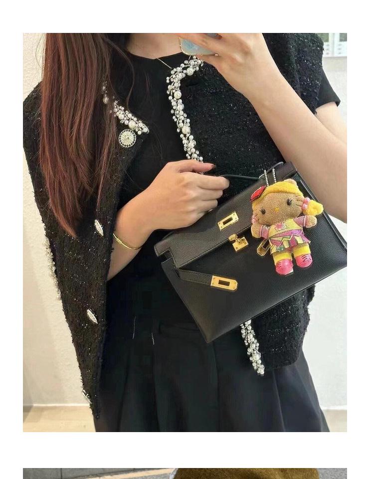 Женская мини-сумка Kelly из натуральной кожи 2023 г.: Модная сумка через плечо с модным узором «пальмы»