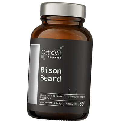 Комплекс для здоровой кожи и густой бороды, Pharma Bison Beard, 60капс (36250118)