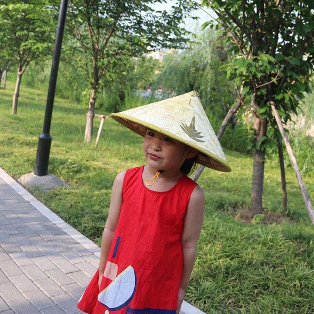 Sunscreen Party Sun Hats Summer Mexican Dance Hat Woven Straw Hats  Children Kids Outdoor