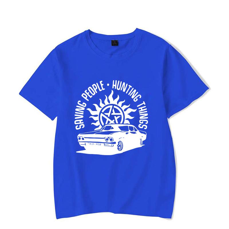 Забавная футболка с принтом «Сверхъестественное» женская мужская повседневная футболка с личностью унисекс летняя футболка с надписью топы