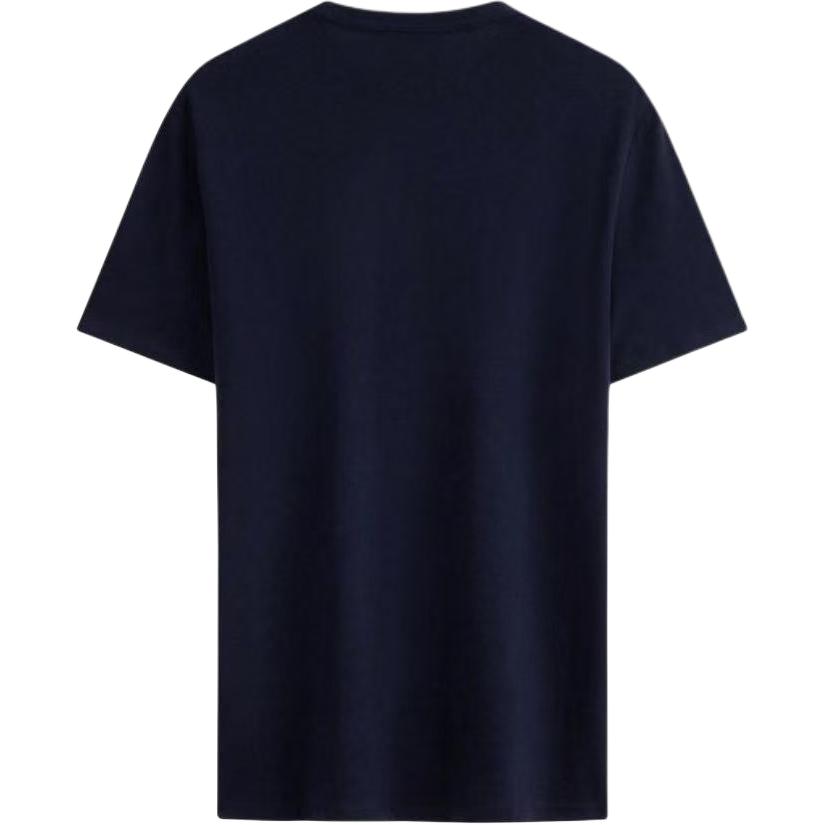 Calvin Klein Джинсы Удобный Логотип с Буквами Повседневная Футболка с Круглым Вырезом и Коротким Рукавом Мужские Футболки 81EM286-410