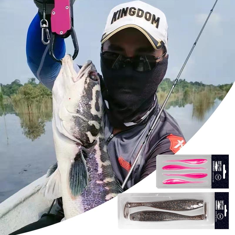 Kingdom Силиконовая рыболовная приманка Softwhale Wobblers, двухцветная джиг-воблеры, искусственная приманка из термопластичного каучука/ПВХ, приманка для плавания, снасти для карпа и окуня