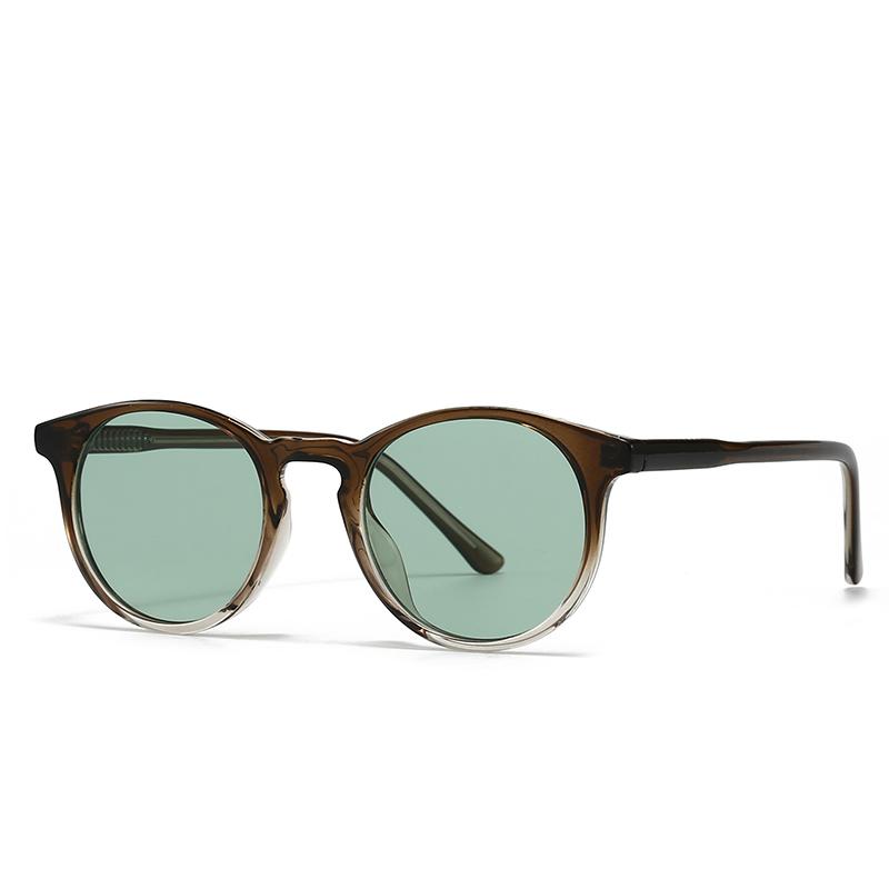 European And American Trendyy Street Photography Retro Literary Acrylic Insert Sunglasses Modern Charm Ins Sunglasses 28030