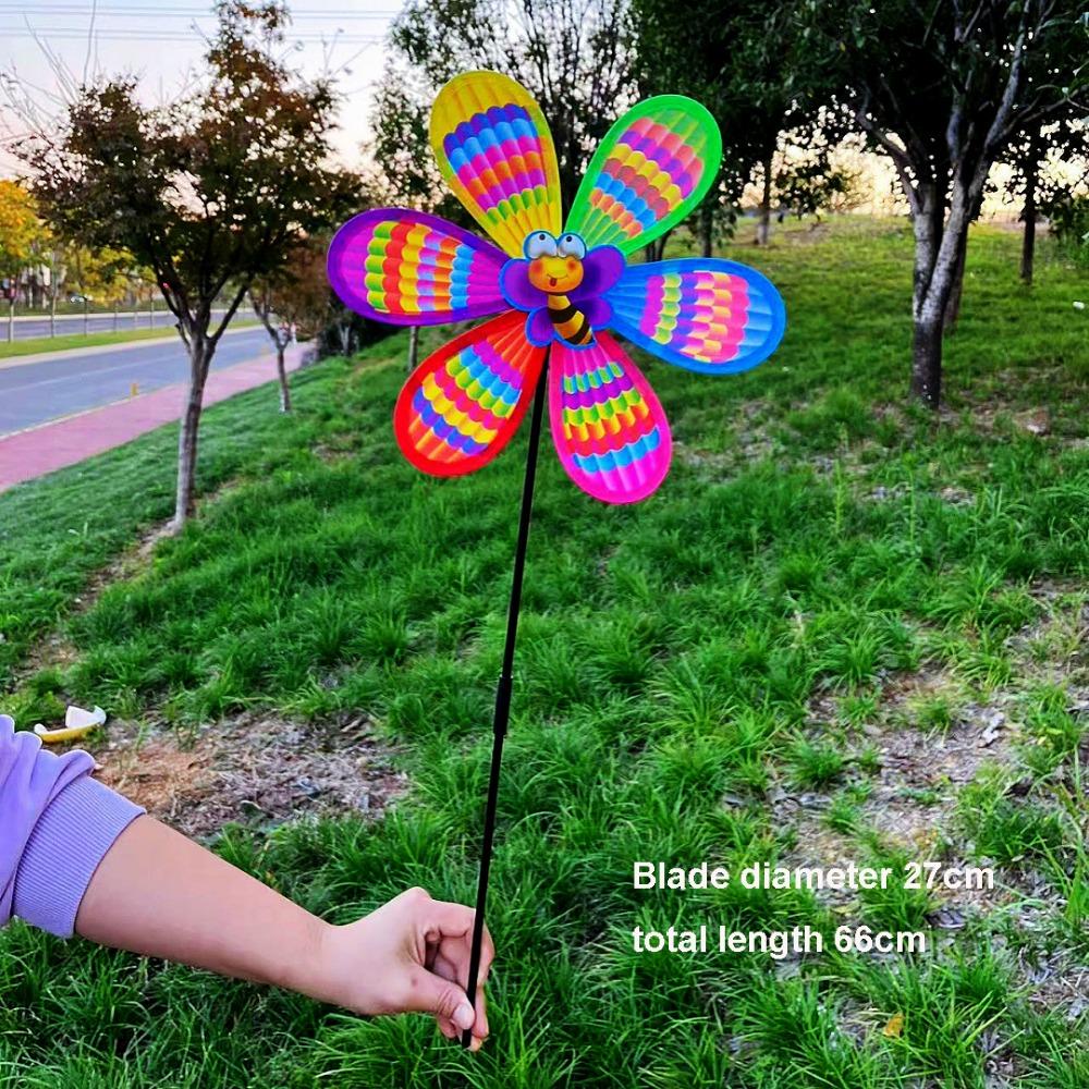 Двух/Однослойная детская подсолнух-вертушка Декор для вечеринки на открытом воздухе, пикника