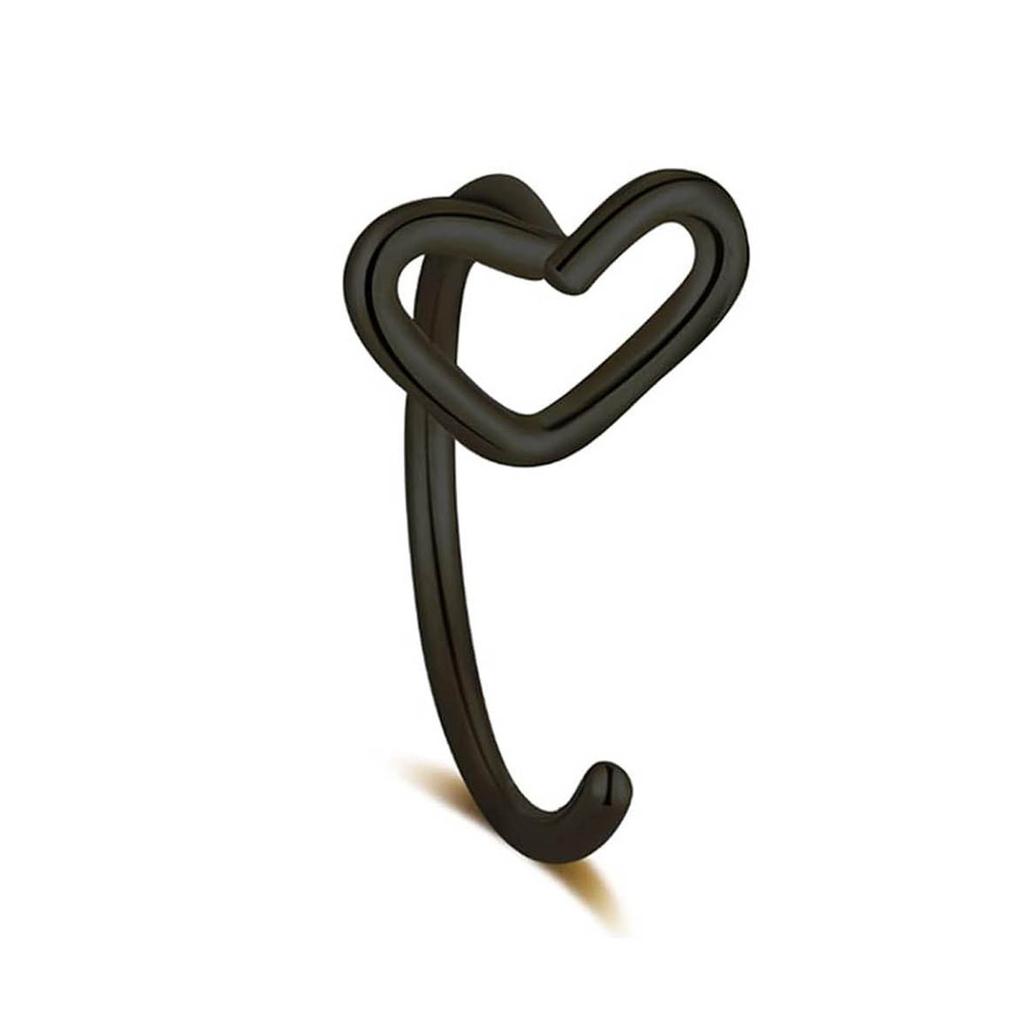 Кольцо для носа Love 0,8/8 мм, европейские и американские аксессуары для носа, пирсинг, популярные модели