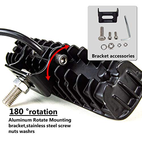 4 шт. 6-дюймовый 18 Вт мини светодиодный рабочий фонарь 12 В 24 В светодиодный светильник узкий угол светодиодный рабочий фонарь IP67 водонепроницаемый светодиодный прожектор 6000 К