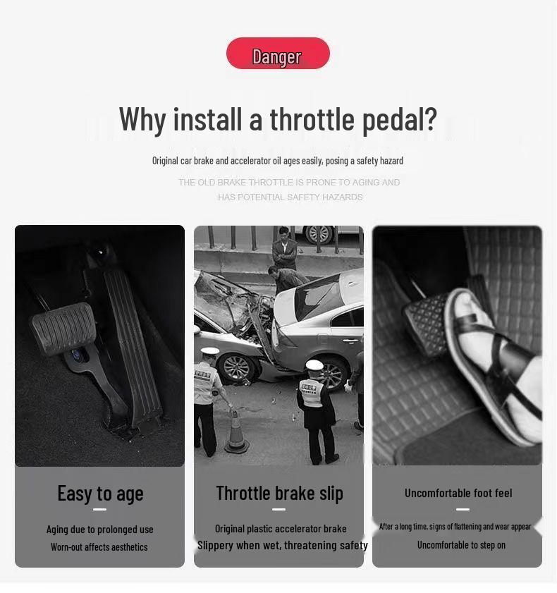 BYD Song Plus DMI Non-Slip Pedal Covers for Accelerator & Brake