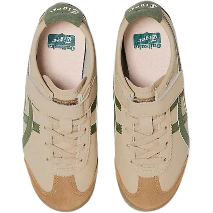 ONITSUKA TIGER Mexico 66 Искусственная кожа Удобные Универсальные Легкие Амортизирующие Прочные Низкие Повседневные Кроссовки Детские кроссовки 1184A049-250