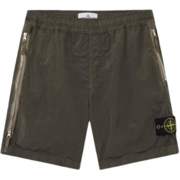 STONE ISLAND Casual Shorts Men's Army Green K1S15L100013S0019-V0054