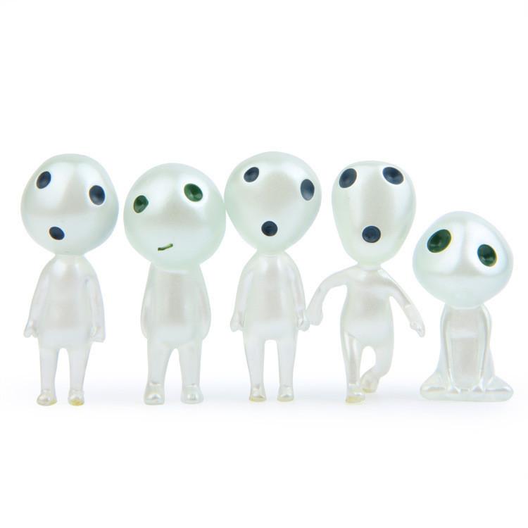 Cute Cartoon Sitting Posture Standing Elf With Night Light Function Mini Modelfor Office Desk And Collection Use