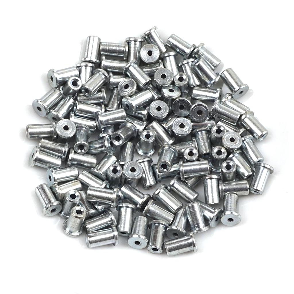 BCR018 BCR018 Window Regulator Cable Wire Rope End Pin Stop Rivet 6.5x9.1/1.7 Mm 100 Pcs