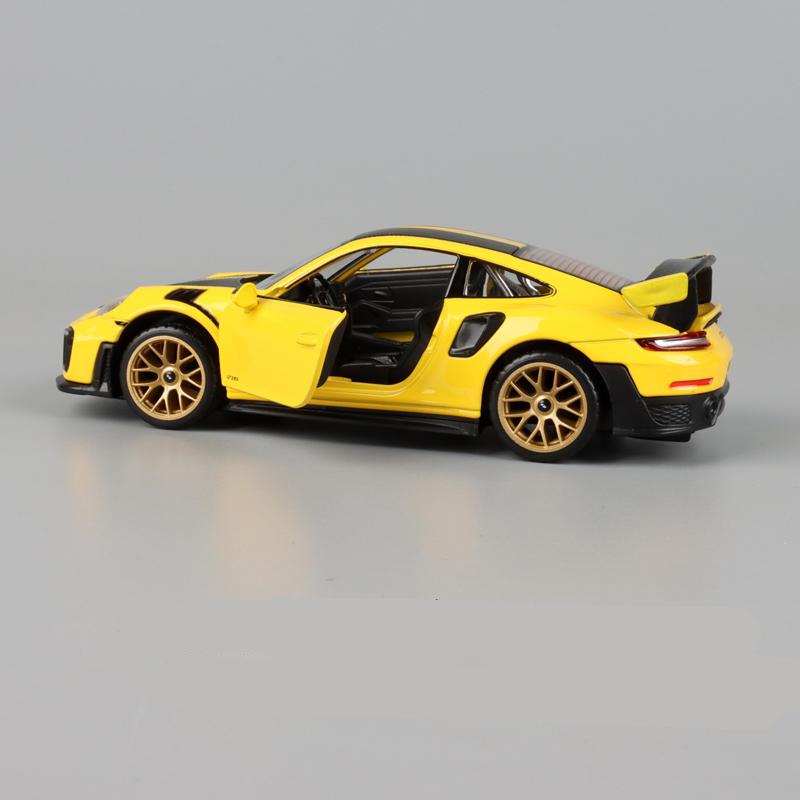 AABKQ1 1:32 Porsche 911 GT2 RS Alloy Sports Car Model Diecasts Metal Racing Car Model Simulation Sound Light Collection Kids Toys Gifts