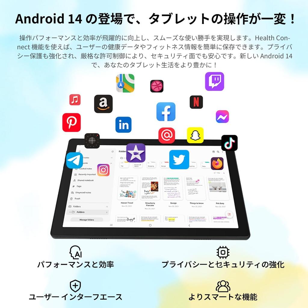 Планшет Laowei Новейший Android Android IPS Детское лицо Widevine L1 GMS Разделенный экран Беспроводной OTG Белый 10-дюймовый [2025 15] Модель Wi-Fi, Высокопроизводительный