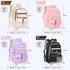 Oxford Cloth Junior School Backpack For Girls With Breathable And Lightweight Design