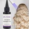 Invisible UV Hair Glue 30g (1.06oz),Waterproof & Fast-Drying for Seamless Bonds,Salon Pro Long-Lasting Natural Finish