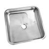 Раковина для автодома из нержавеющей стали 304 13 X 13 X 3,1 дюйма Квадратная кухонная раковина для ванной комнаты с 40-мм