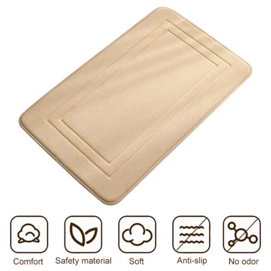 Ultra Soft Non-slip Memory Foam Bath Mat Water Absorbent Bath Rug Shower