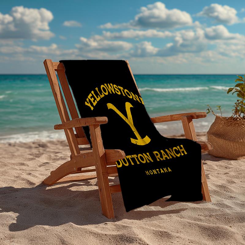 Ultra-Soft Beach Towel with Yakka Dee Theme,Ideal for Pool - Camping, Diving - Perfect Travel Essential, Vibrant Beach Towel.
