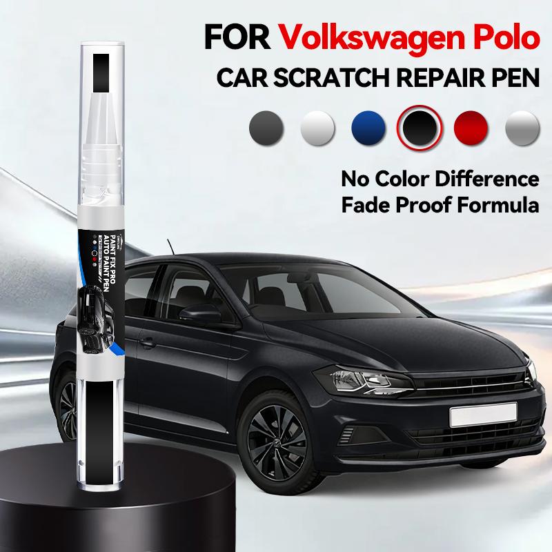 For Volkswagen Polo Car Paint Repair Pen Touch Up Scratch Remover DIY Auto Accessories Orange White LC9A Red LS3M Silver A7W