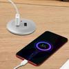 2-портовое USB настольное встраиваемое зарядное устройство для мобильного телефона, USB-разветвитель для компьютерного стола, кабель данных, адаптер для зарядки