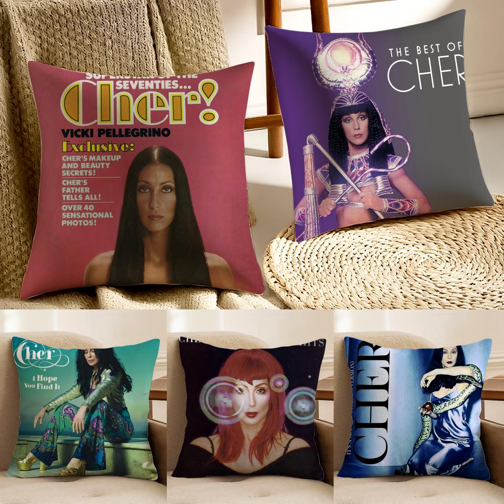 Cute CCherS Cushion Cover Pillowcase Antidustmite living Room Sofa Decor Cushion Room