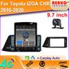 9.7" Vertical Style Tesla Screen Android Car Radio For Toyota C-HR CHR RHD 2016 2020 Player Carplay GPS Navigation 2din