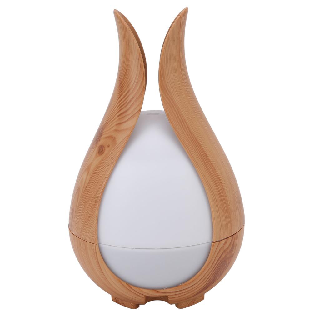 200ml Wood Grain Air Humidifier Colorful LED Night Light Aromatherapy Diffuser Humidifier with