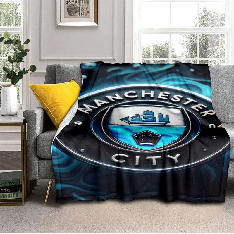 City Football Club Printed Throws Blanket Soft Flannel Blankets for Couch Bed Gifts for Men Women Picnic blanket Christmas gifts