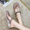2025 Сандалии Женские Летние Новые Туфли Jelly Hole Медсестры Студенты Пляжная Обувь