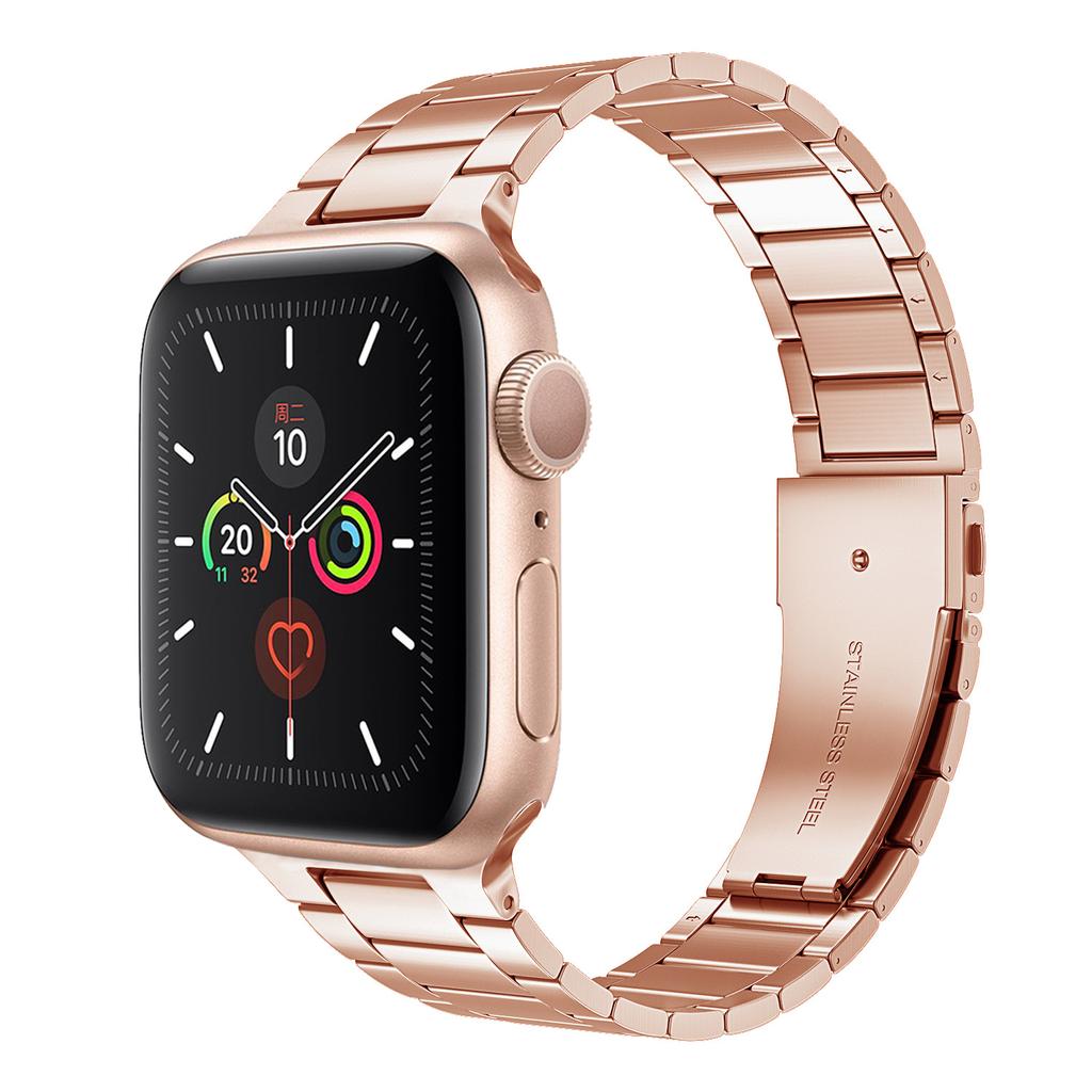 Высококачественный ремешок из нержавеющей стали для iWatch series 7, браслет 38 мм, 40 мм, металлический браслет для iwatch 6, 5, 4, 44 мм, 42 мм