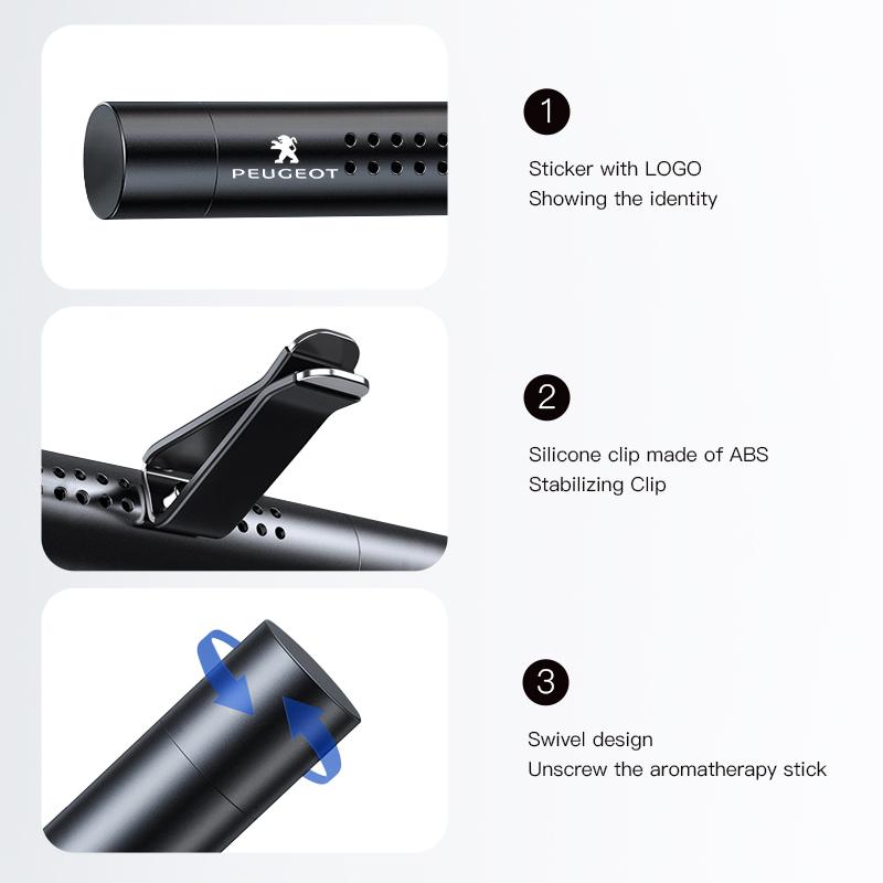 2026 Hot Car Sticker Car Air Outlet Perfume Clip Fragrances Diffuser Accessories For Peugeot 206 307 308 3008 207 208 407 408 50