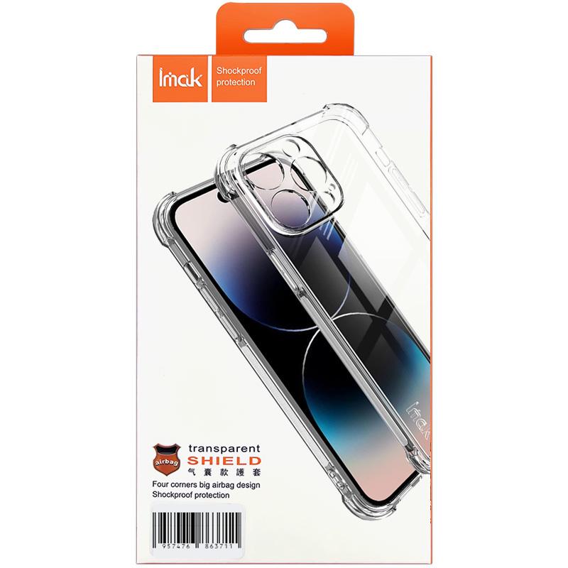 IMAK For Oppo Reno10 Pro 5G (Global)/Reno10 5G (Global) Clear Mobile Phone Case TPU Cover Four Corner Airbag Cushion Smartphone Shell