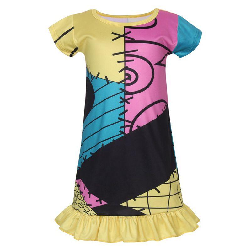 Whimsical Sally Costume From Nightmare Before Christmas Ideal For Kids Halloween Celebrations
