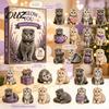 Advent Calendar for Kids Cat 2026, 24 Days 2D Acrylic Christmas Ornaments Countdown Calendar, Holiday Surprise Collectible Cute Pendants Tree