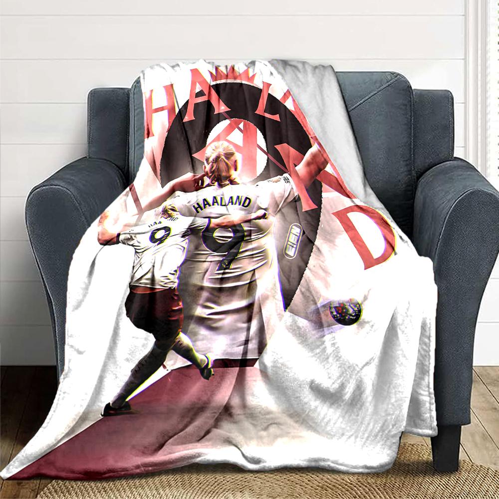 Haalands Manchester Moment Blankets Flannel Printed Breathable Warm Throw Blanket for Home Office Bedspreads 0708a82