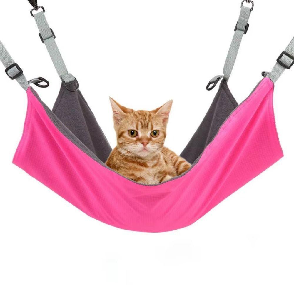 Soft Cat Hanging Hammock Breathable Cats Hanging Sleeping Bed Pet Cage Hammock  For Four Seasons