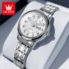 OLEVS brand watch three-dimensional dial dual calendar quartz watch waterproof women's watch women's watch 2891
